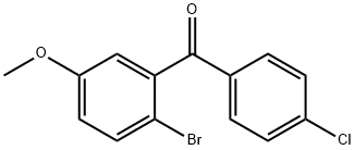 2-BROMO-4'-CHLORO-5-METHOXYBENZOPHENONE Structure