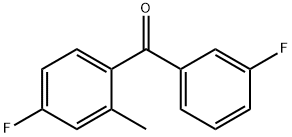 3,4'-DIFLUORO-2'-METHYLBENZOPHENONE,746651-91-2,结构式