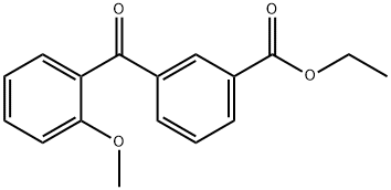 3-CARBOETHOXY-2'-METHOXYBENZOPHENONE Struktur