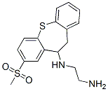 10-[(2-Aminoethyl)amino]-8-(methylsulfonyl)-10,11-dihydrodibenzo[b,f]thiepin Structure