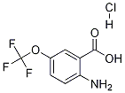 Benzoic acid, 2-aMino-5-(trifluoroMethoxy)-, hydrochloride Structure