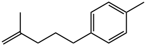 1-Methyl-4-(4-methyl-4-pentenyl)benzene Struktur