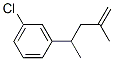 1-Chloro-3-(1,3-dimethyl-3-butenyl)benzene Struktur