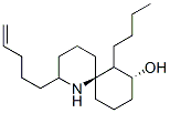 1-Azaspiro(5.5)undecan-8-ol, 7-butyl-2-(4-pentenyl)-, (6R-(6alpha(R*), 7beta,8alpha))- 结构式