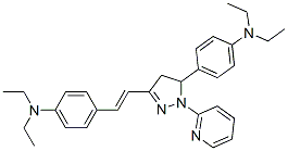 4-[2-[5-[4-(diethylamino)phenyl]-4,5-dihydro-1-(2-pyridyl)-1H-pyrazol-3-yl]vinyl]-N,N-diethylaniline|