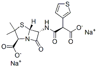 Ticarcillin sodium Structure