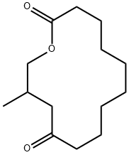 Oxacyclotetradecane-2,11-dione, 13 methyl- 结构式