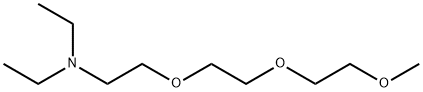 N,N-Diethyl-2-[2-(2-methoxyethoxy)ethoxy]ethanamine 结构式
