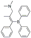 (E)-3-(Diphenylboryl)-N,N,2-trimethyl-3-phenyl-2-propen-1-amine 结构式