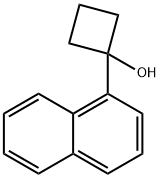 1-(1-Naphthalenyl)cyclobutanol Structure