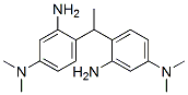 4-[1-(2-amino-4-dimethylamino-phenyl)ethyl]-N,N-dimethyl-benzene-1,3-diamine,7469-88-7,结构式