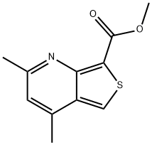 2,4-二甲基噻吩并[3,4-B]吡啶-7-羧酸甲酯, 74695-25-3, 结构式