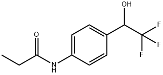 N-[4-(2,2,2-trifluoro-1-hydroxyethyl)phenyl]propionamide 结构式