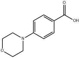 4-Morpholinobenzoic acid Struktur