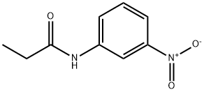 N-(3-ニトロフェニル)プロパンアミド 化学構造式