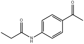 N-(4-Acetylphenyl)propanamide 化学構造式