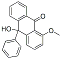 10-hydroxy-1-methoxy-10-phenyl-anthracen-9-one Struktur