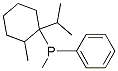 Methyl[methyl(1-methylethyl)cyclohexyl]phenylphosphine Structure