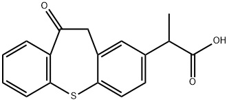 10,11-Dihydro-α-methyl-10-oxodibenzo[b,f]thiepin-2-essigsure