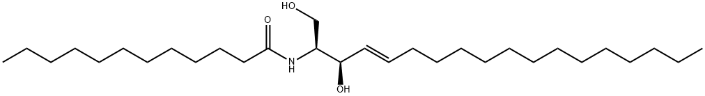 N-LAUROYL-D-ERYTHRO-SPHINGOSINE Structure