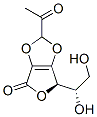 2-O,3-O-(2-Oxopropylidene)-L-ascorbic acid 结构式