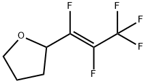 2-(PENTAFLUORO-1-PROPENYL)TETRAHYDROFURAN 化学構造式