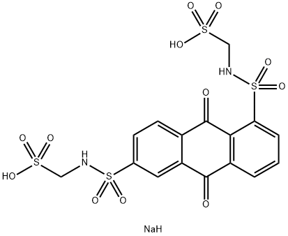 tetrasodium [(9,10-dihydro-9,10-dioxoanthracene-1,6-diyl)bis(sulphonylimino)]bismethanesulphonate,74727-48-3,结构式