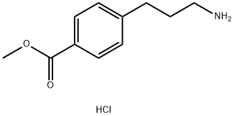 METHYL 4-(3-AMINOPROPYL)BENZOATE HYDROCHLORIDE, 74733-37-2, 结构式