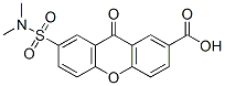 7-dimethylsulfamoylxanthone-2-carboxylic acid Struktur