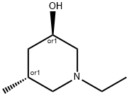 3-Piperidinol,1-ethyl-5-methyl-,trans-(9CI) Structure