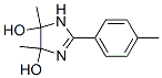 1H-Imidazole-4,5-diol, 4,5-dihydro-4,5-dimethyl-2-(4-methylphenyl)- (9CI) Structure