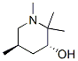 3-Piperidinol, 1,2,2,5-tetramethyl-, trans- (9CI)|