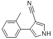 4-(2-METHYLPHENYL)-1H-PYRROLE-3-CARBONITRILE Structure