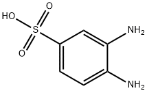 3,4-Diaminobenzenesulfonic acid Structure