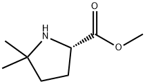 L-Proline, 5,5-dimethyl-, methyl ester (9CI) 结构式