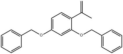 2,4-双(苄氧基)-1-(丙-1-烯-2-基)苯, 747414-16-0, 结构式