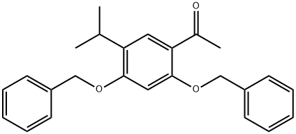 에타논,1-[5-(1-메틸에틸)-2,4-비스(페닐메톡시)페닐]-