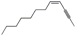 (Z)-4-ドデセン-2-イン 化学構造式