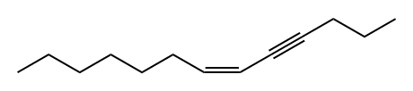 (Z)-6-Tridecen-4-yne 结构式