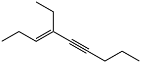 (E)-4-Ethyl-3-nonen-5-yne Structure