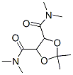 N,N,N',N',2,2-Hexamethyl-1,3-dioxolane-4,5-dicarboxamide Structure