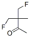 2-Butanone, 4-fluoro-3-(fluoromethyl)-3-methyl- (9CI) 结构式