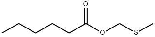 ヘキサン酸(メチルチオ)メチル 化学構造式
