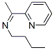 N-[1-(2-Pyridinyl)ethylidene]-1-butanamine Structure