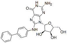 N-(guanosin-8-yl)-4-aminobiphenyl,74764-35-5,结构式