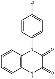 1-(4-CHLOROPHENYL)-3-HYDROXY-1,2-DIHYDROQUINOXALIN-2-ONE 化学構造式