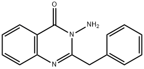 3-氨基-2-苄基喹唑啉-4(3H)-酮 结构式