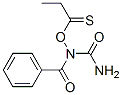 N-(アミノカルボニル)-N-(1-チオキソプロポキシ)ベンズアミド 化学構造式