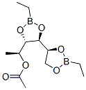 3-O,4-O:5-O,6-O-Bis(ethylboranediyl)-1-deoxy-L-mannitol 2-acetate,74779-69-4,结构式