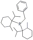 Bis[methyl(1-methylethyl)cyclohexyl](phenylmethyl)phosphine 结构式